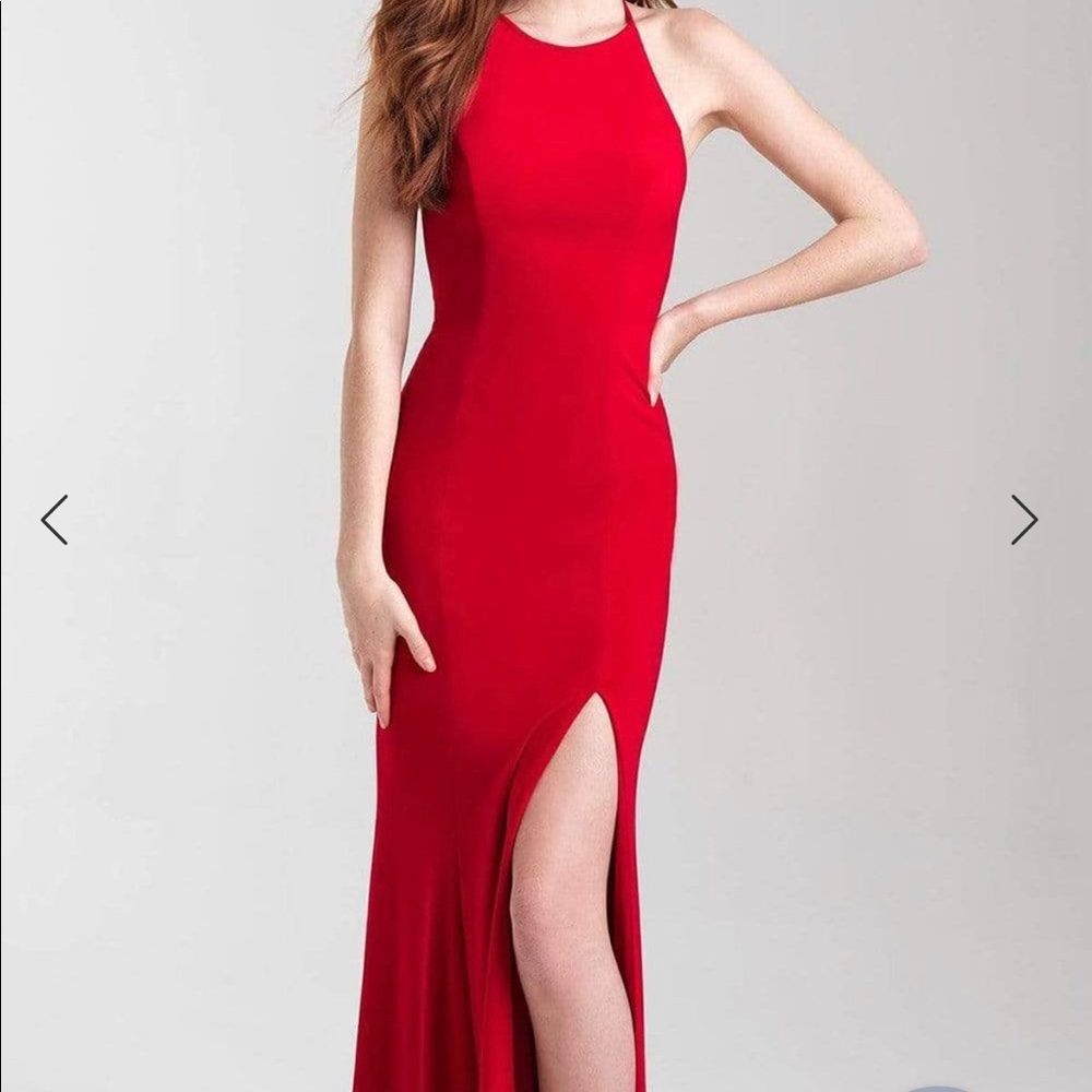 Red Madison James Prom Dress